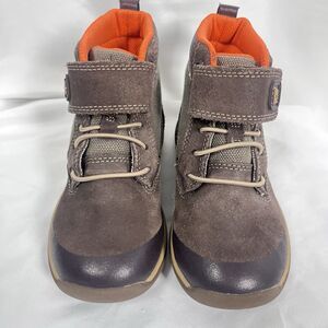 Stride Rite Toddler Brown High Tops Made 2 Play Shoes Size 11.5W